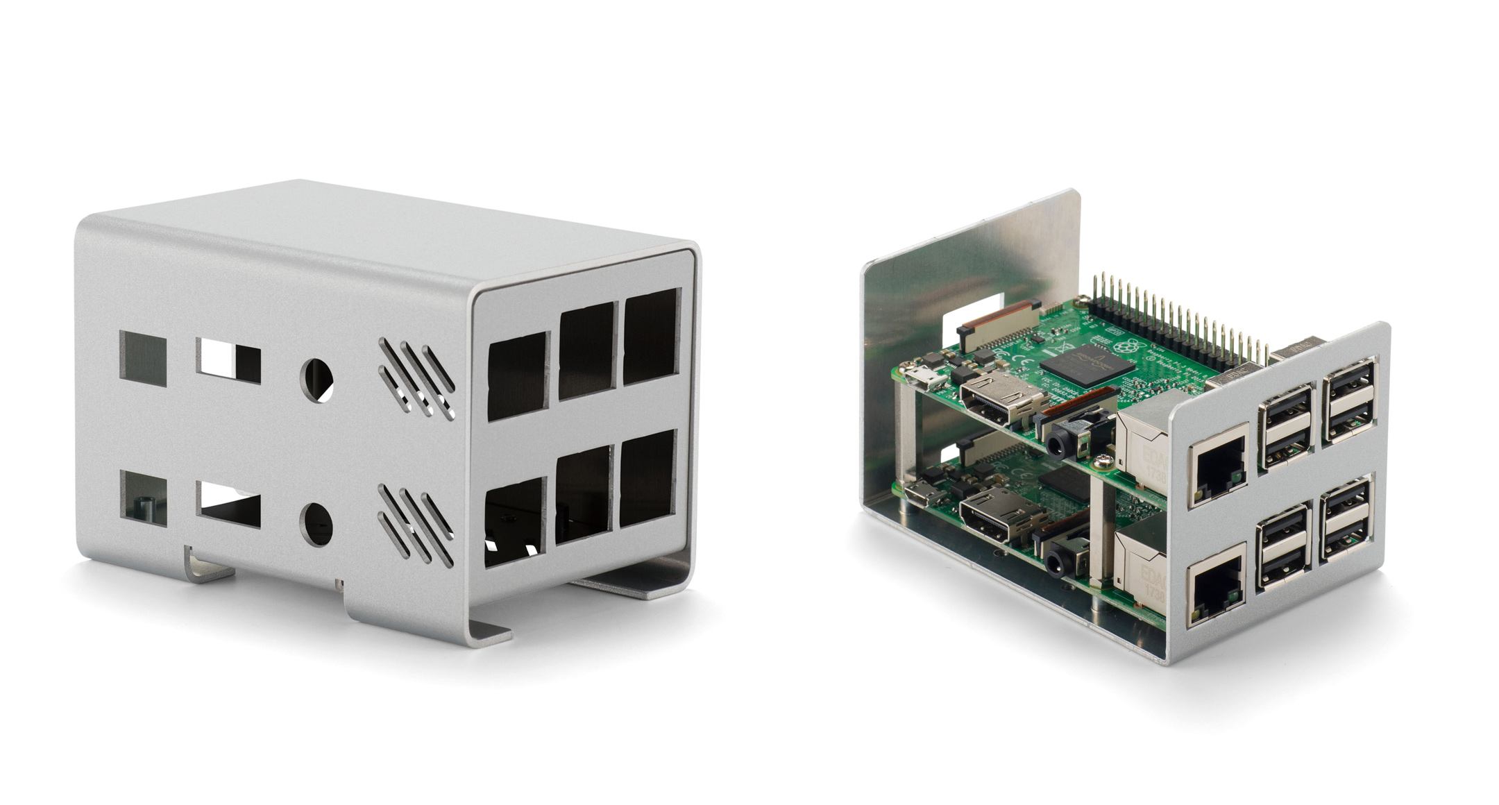 Raspberry Pi 2B/3B ALUMINIUM CASE - RPI series