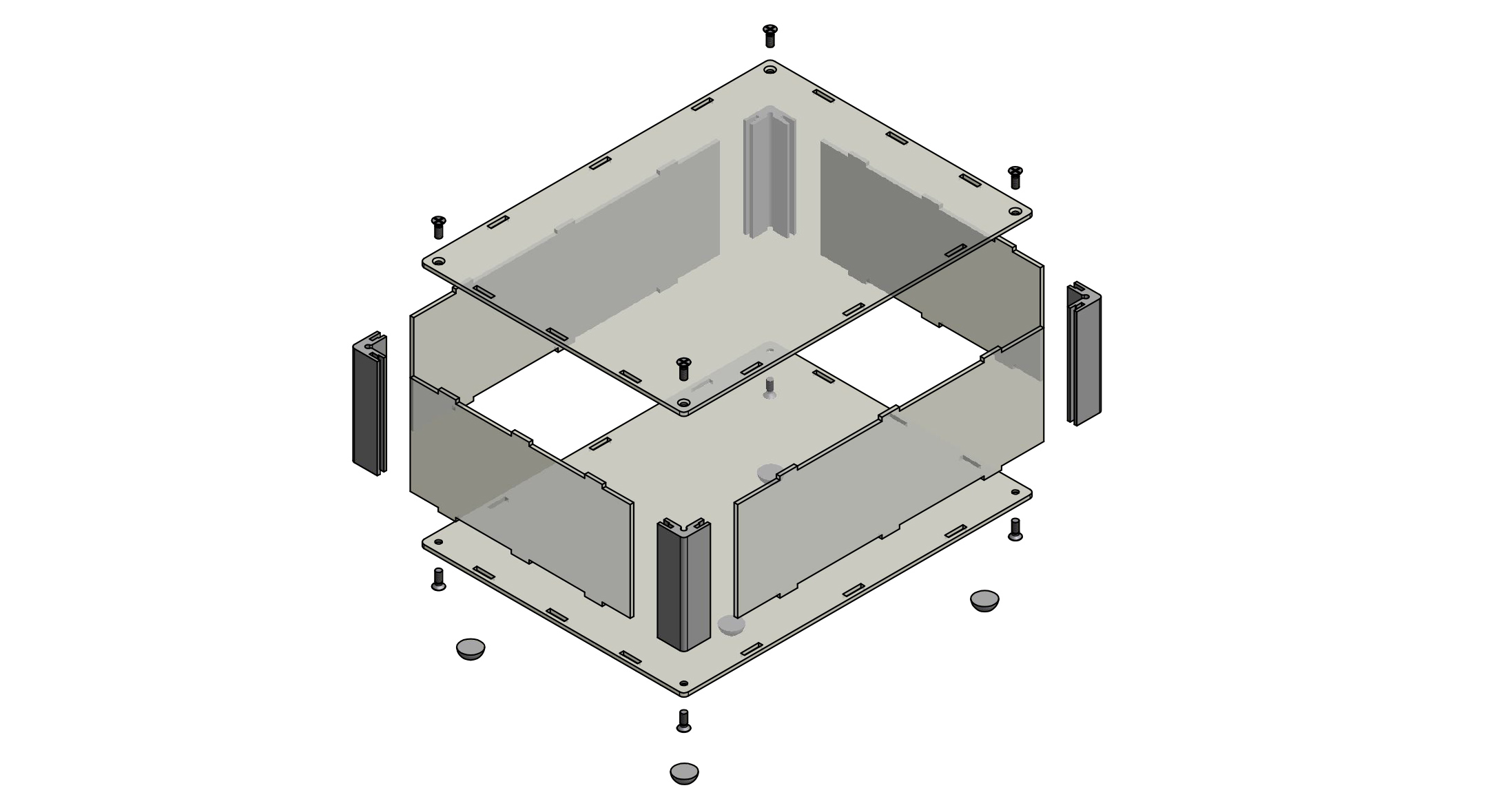 CUSTOM SIZED ACRYLIC CASE - SKSF series