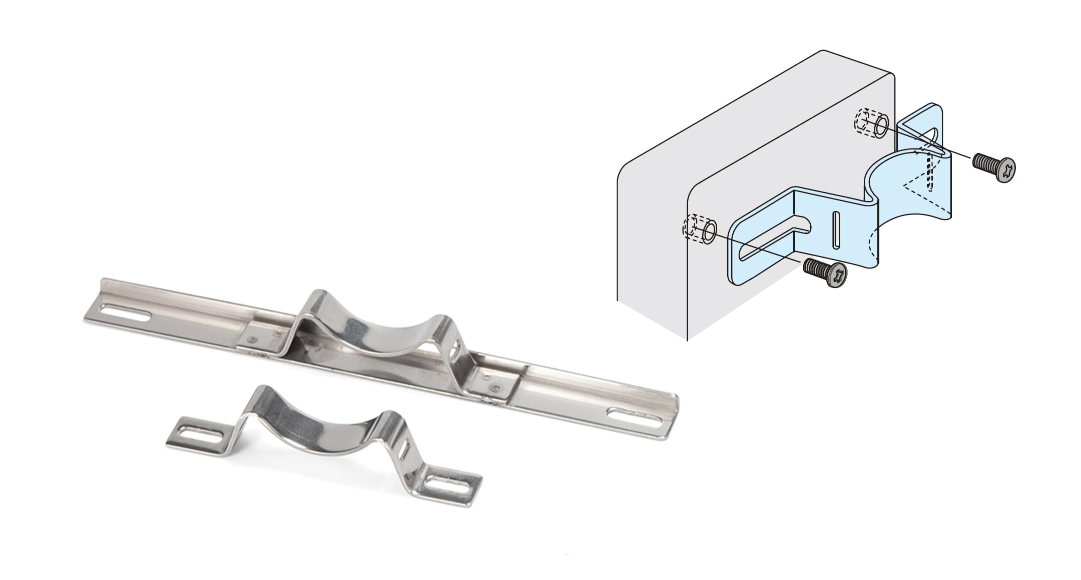 POLE MOUNTING BRACKET for BCAL series