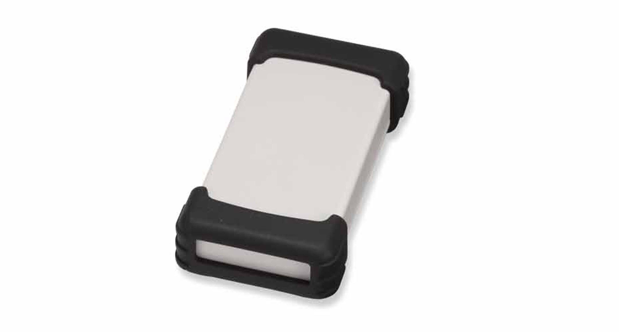 PLASTIC ENCLOSURE with SILICONE PROTECTOR TWS series:Light gray/Black