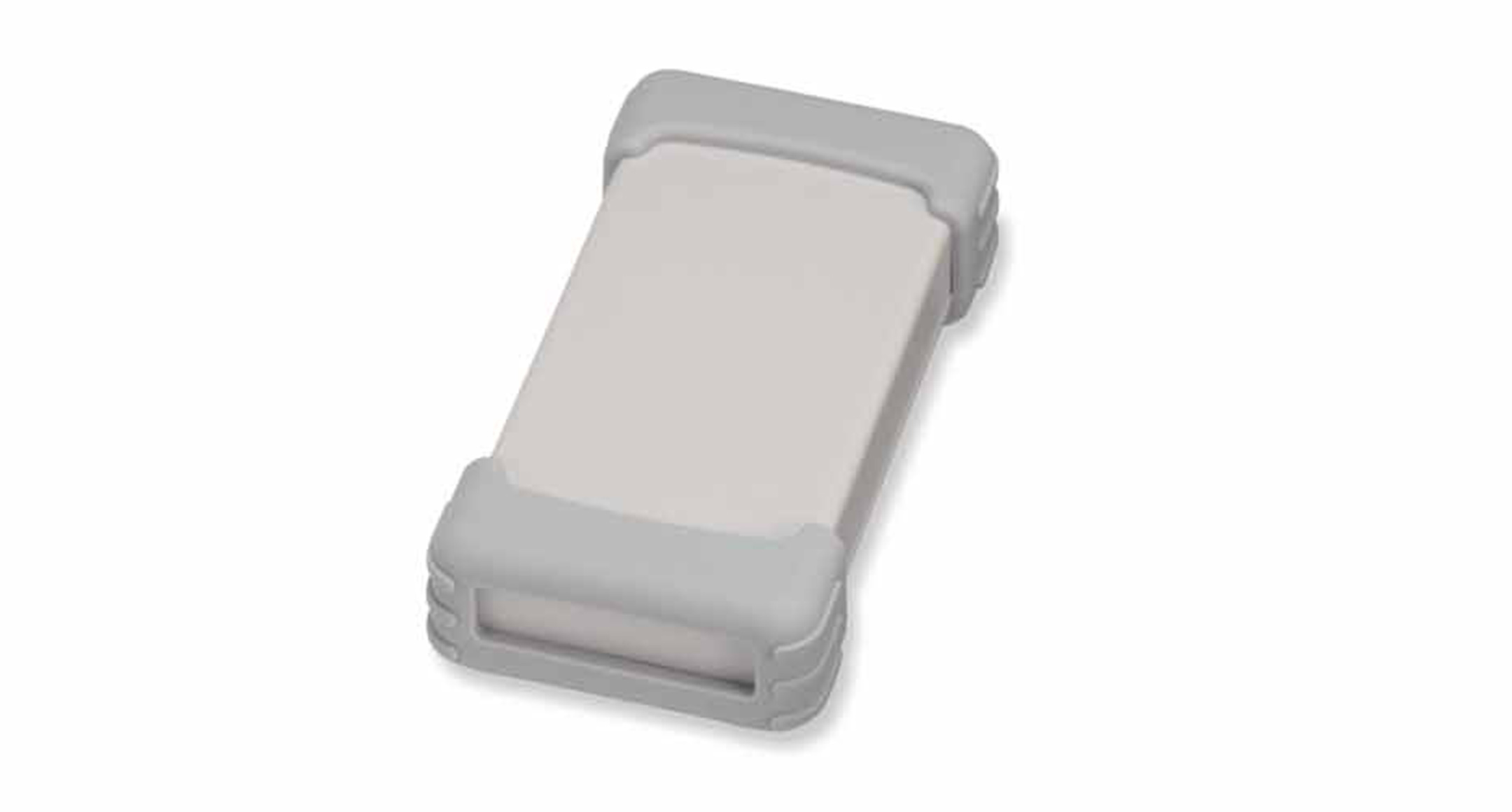 PLASTIC ENCLOSURE with SILICONE PROTECTOR TWS series:Light gray/Light gray