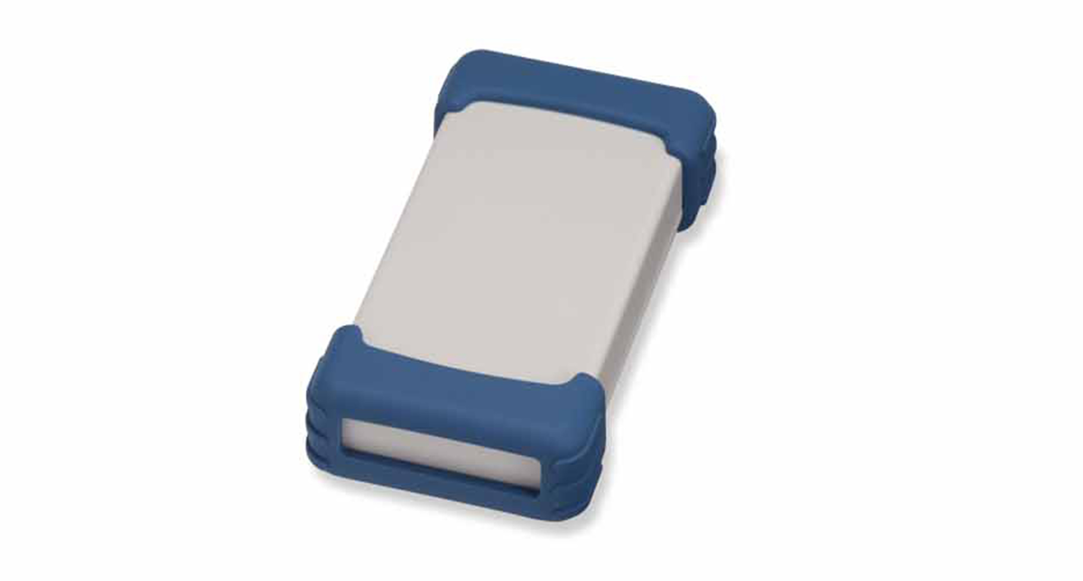 PLASTIC ENCLOSURE with SILICONE PROTECTOR TWS series:Light gray/Navy