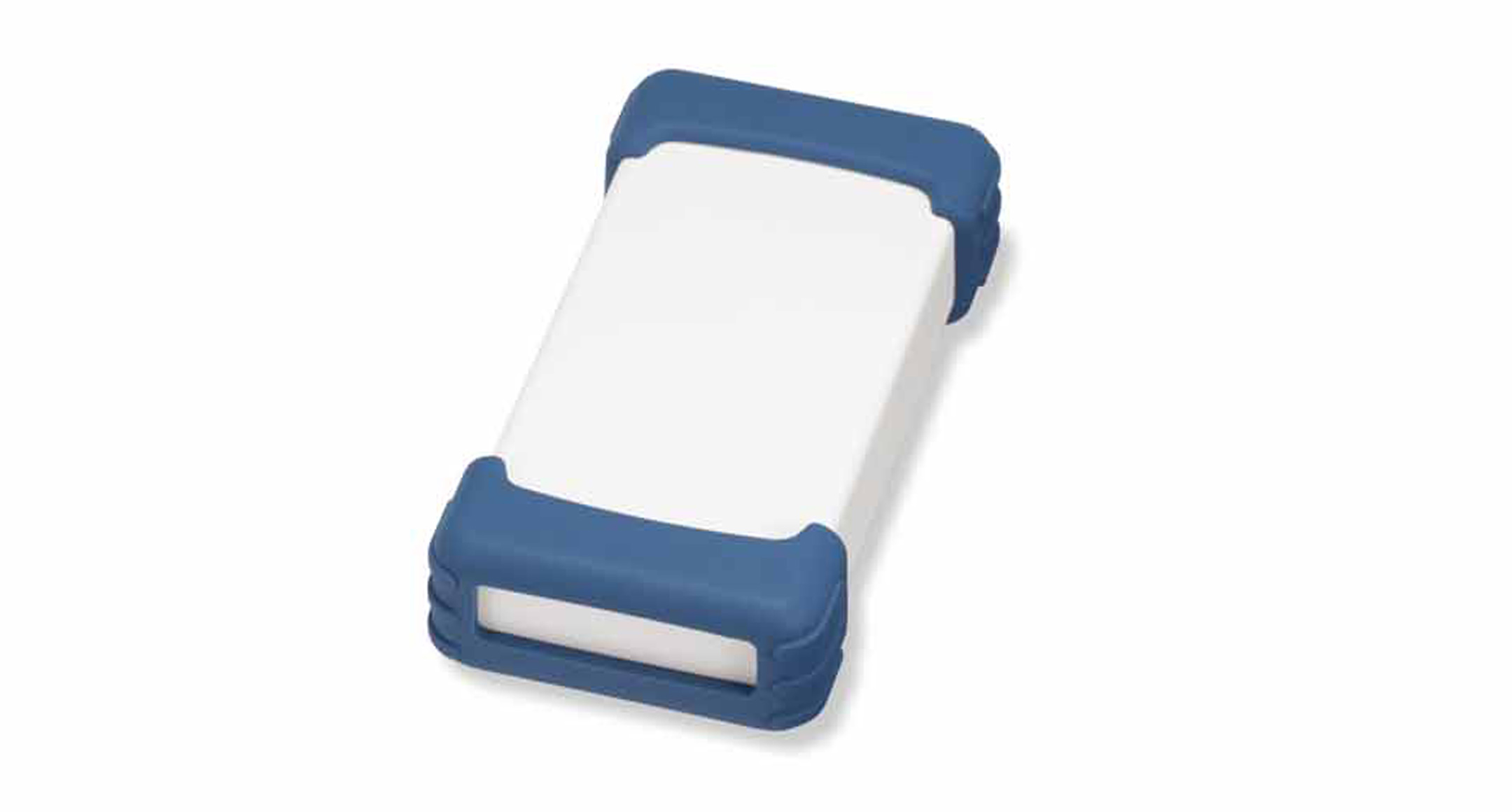 PLASTIC ENCLOSURE with SILICONE PROTECTOR TWS series:Off-white/Navy