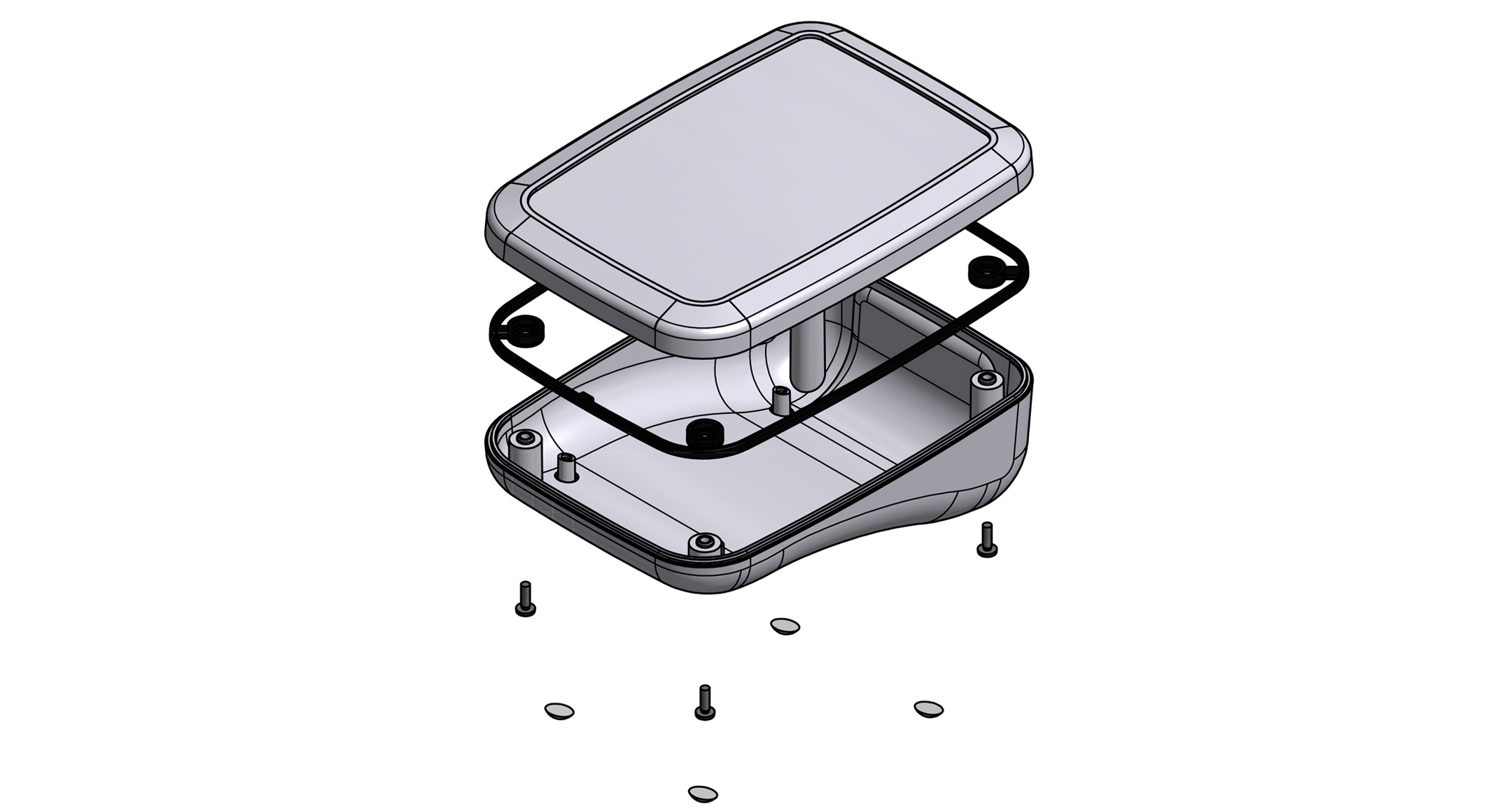 IP67 SLOPED PLASTIC ENCLOSURE - WSC series